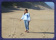 Bruni on the beach - click for larger image